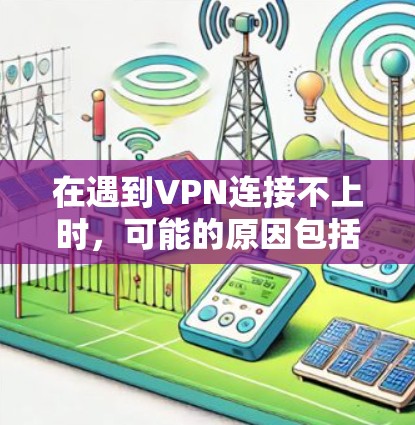 在遇到VPN连接不上时,可能的原因包括网络连接问题、VPN软件问题、服务器问题、防火墙设置问题以及设备配置问题。以下是一些可能的原因和解决方法 在遇到VPN连接不上时,可能的原因包括网络连接问题、VPN软件问题、服务器问题、防火墙设置问题以及设备配置问题。以下是一些可能的原因和解决方法