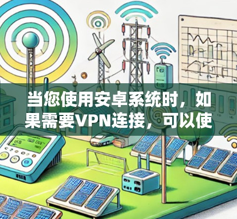 当您使用安卓系统时，如果需要VPN连接，可以使用以下方法